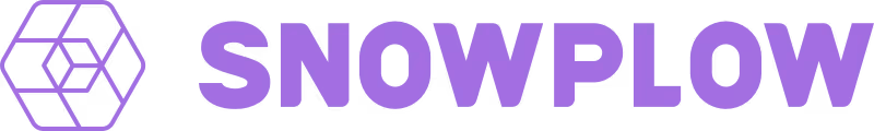 Snowplow purple logo with a geometric hexagon design to the left of the text.