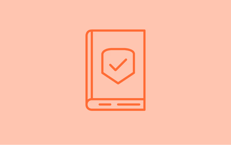 Solid bright orange color background.